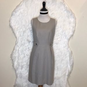 J.Crew Taupe Sheath Dress